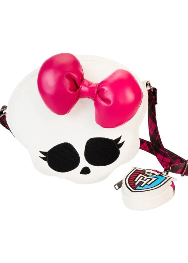 Loungefly Mattel Monster High Skulette Figural Crossbody White