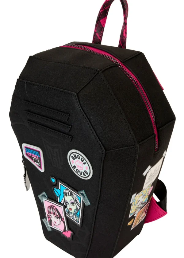 Loungefly Mattel Monster High Crypt Locker Backpack Black
