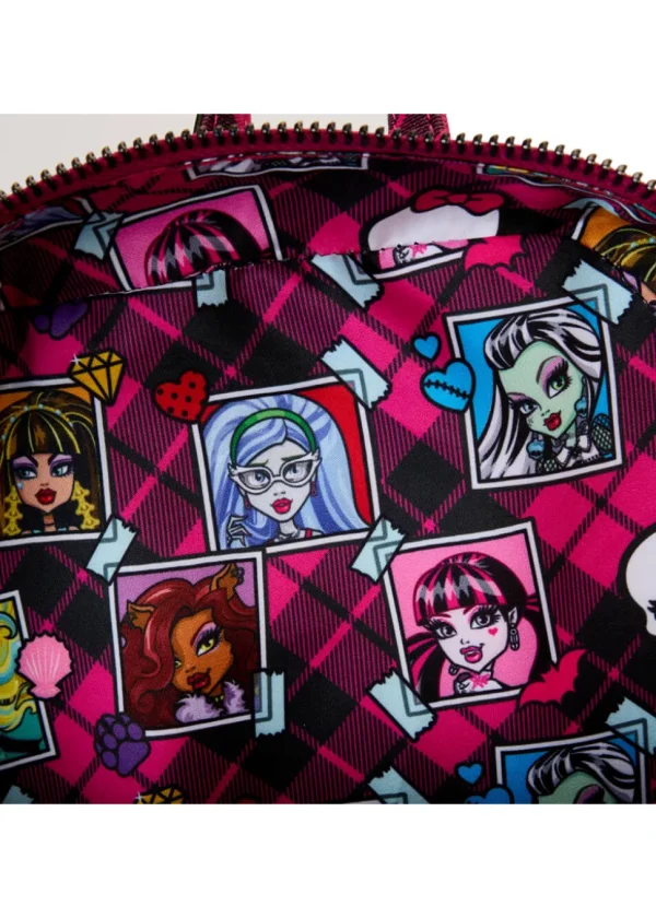 Loungefly Mattel Monster High Crypt Locker Backpack Black