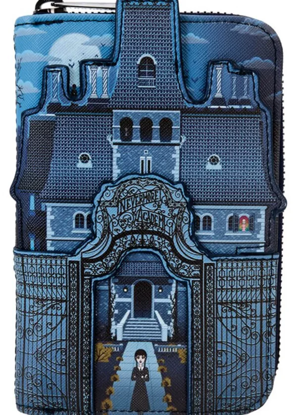 Loungefly Wednesday Castle Wallet Black
