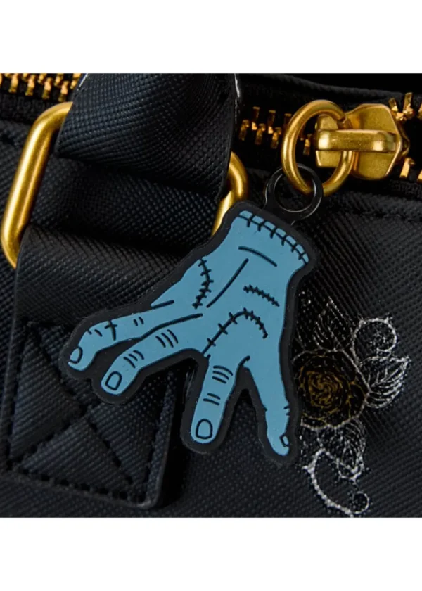 Loungefly Wednesday Typewriter Bag Black