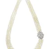Love Vintage Daisy 20's Necklace Cream