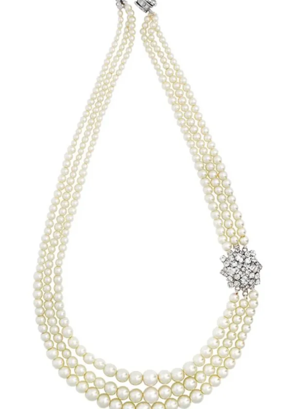 Love Vintage Daisy 20's Necklace Cream