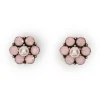Love Vintage Daisy Vine Earrings Pink