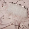 Love Vintage Feather Art Deco Handbag White