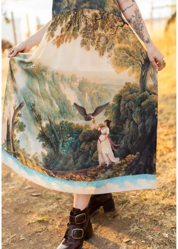 Market Of Stars Awakening Maxi Slip Dress Multi