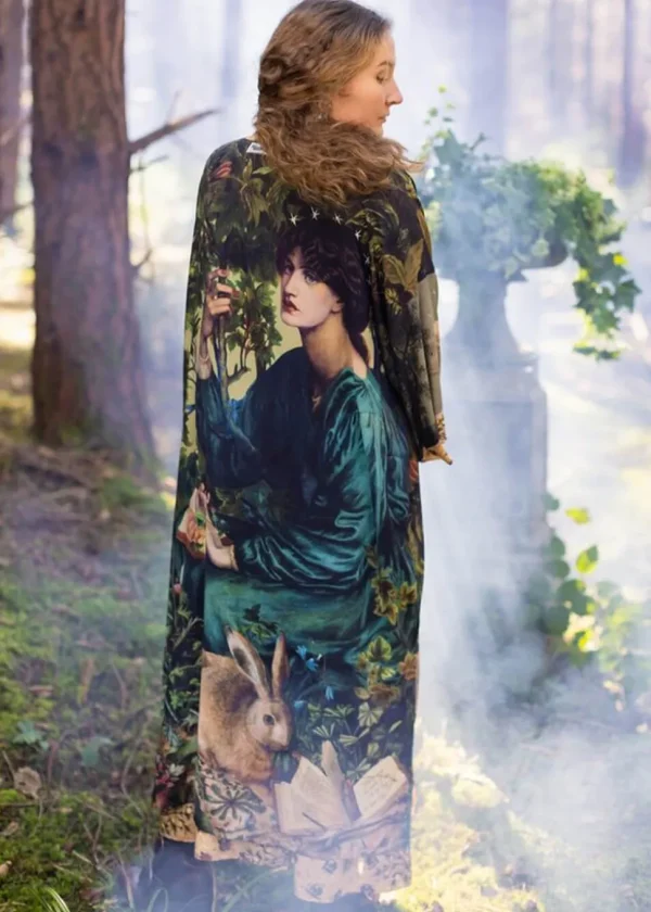 Market Of Stars Bella Notte Rabbit And Moon Long Kimono Multi