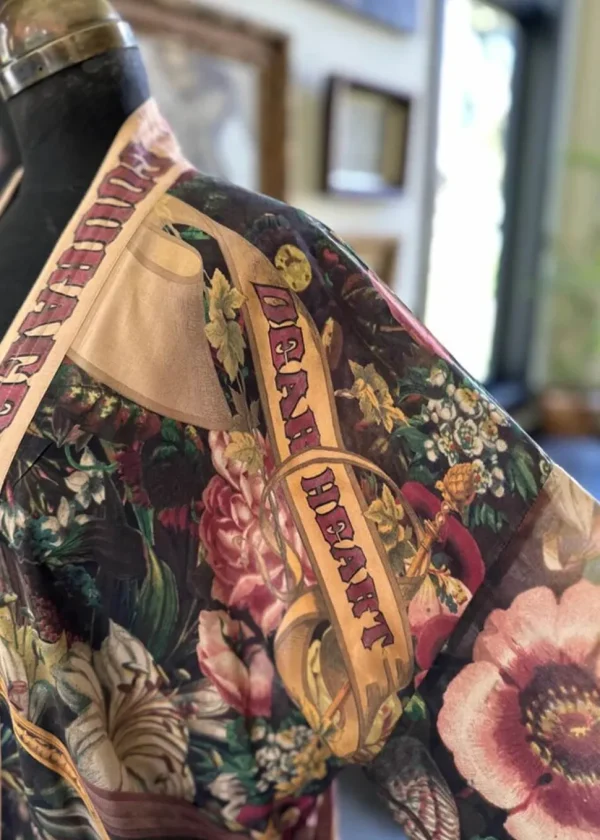 Market Of Stars Courage Dear Sacred Heart Long Kimono Multi
