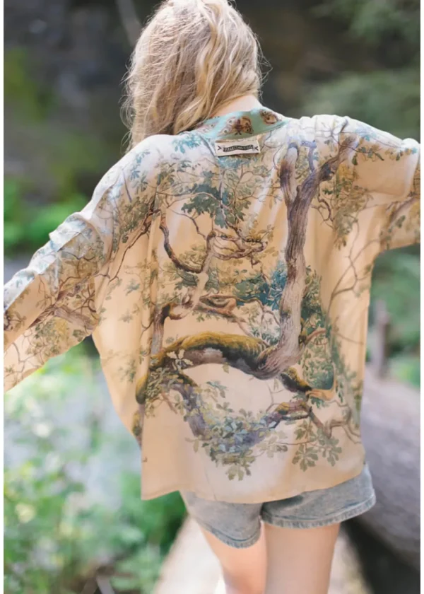 Market Of Stars Earth & Sky Short Kimono