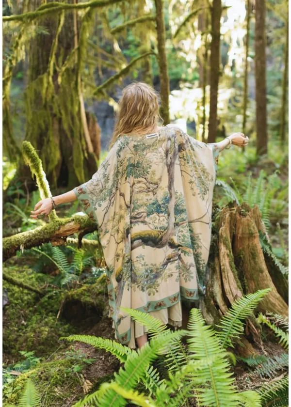 Market Of Stars Earth & Sky Long Kimono