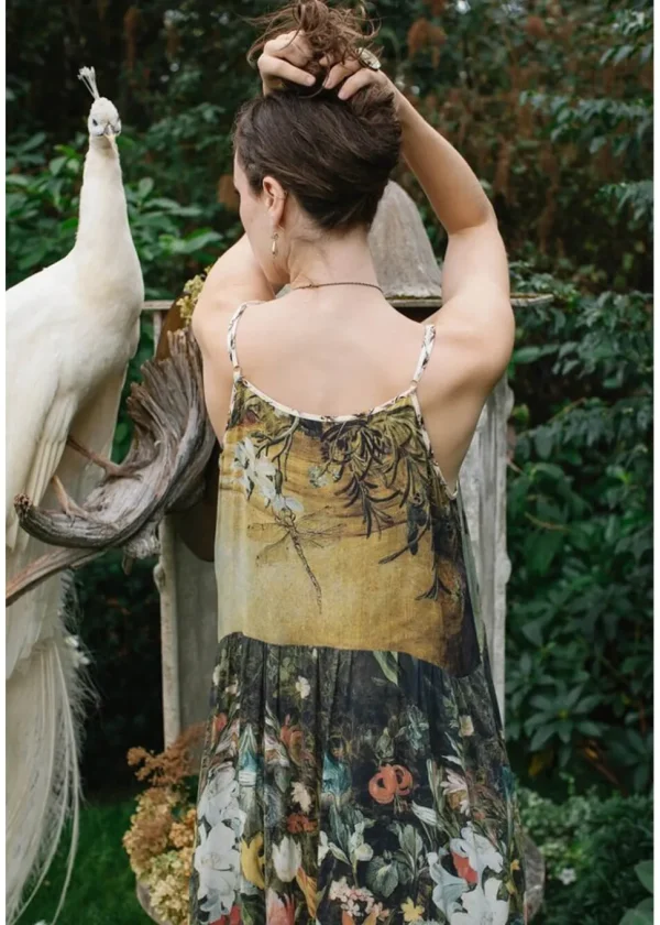 Market Of Stars I Dream In Flowers Bohéme Maxi Dress Green