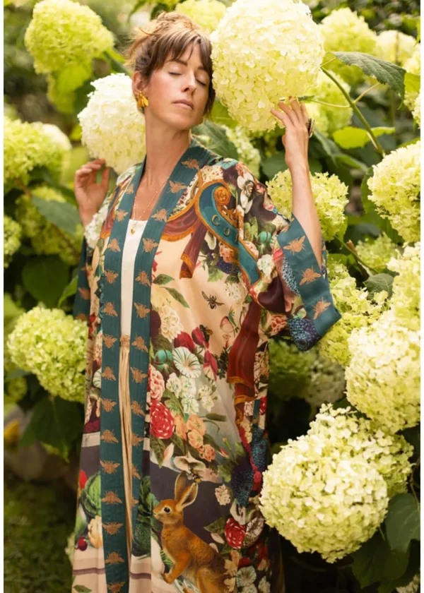 Market Of Stars Stay Gold Long Kimono