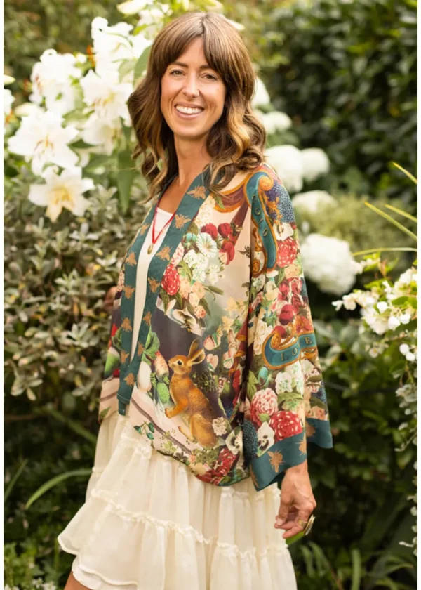 Market Of Stars Stay Gold Short Kimono