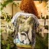 Market Of Stars Theatre Of Dreams Swan Short Kimono Multi