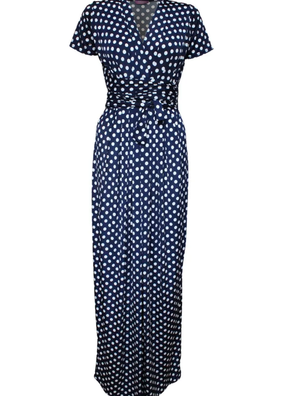 onjenu_pitot_polkadot_s_m_4.webp Onjenu Pitot Polkadot 70's Maxi Dress Navy