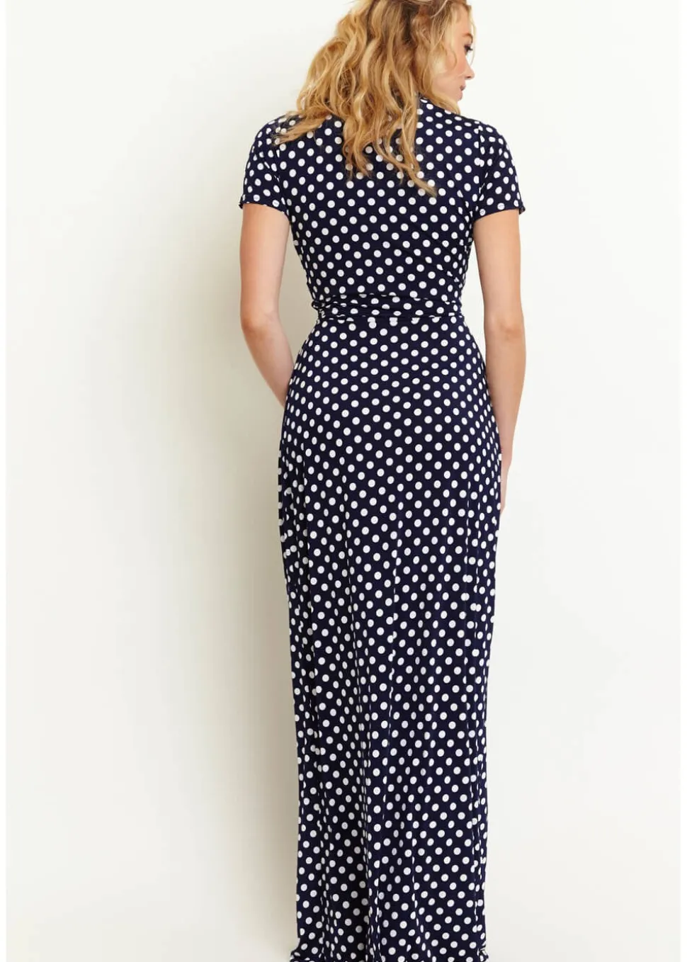 onjenu_pitot_polkadot_s_m_6.webp Onjenu Pitot Polkadot 70's Maxi Dress Navy