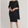 Pretty Dress Company Dovima Bel-Air 50's Pencil Dress Black