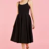 Pretty Dress Company Priscilla 50's Swing Dress Black