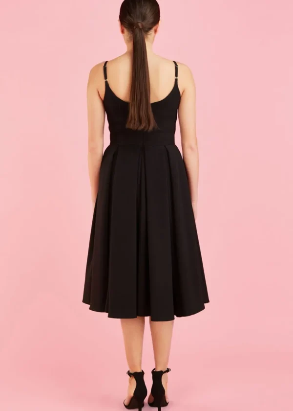Pretty Dress Company Priscilla 50's Swing Dress Black