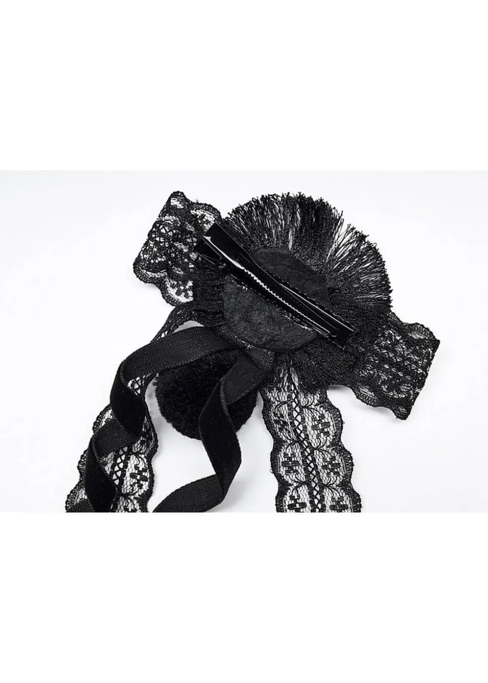 punk_rave_kitty_cat_brooc_2.webp Punk Rave Kitty Cat Brooch Hair Clip Black
