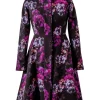 RainSisters Hortense Water-Repellent 50's Raincoat Black