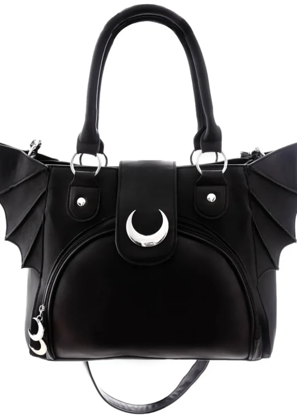 Restyle Elegant Moon Bat Black