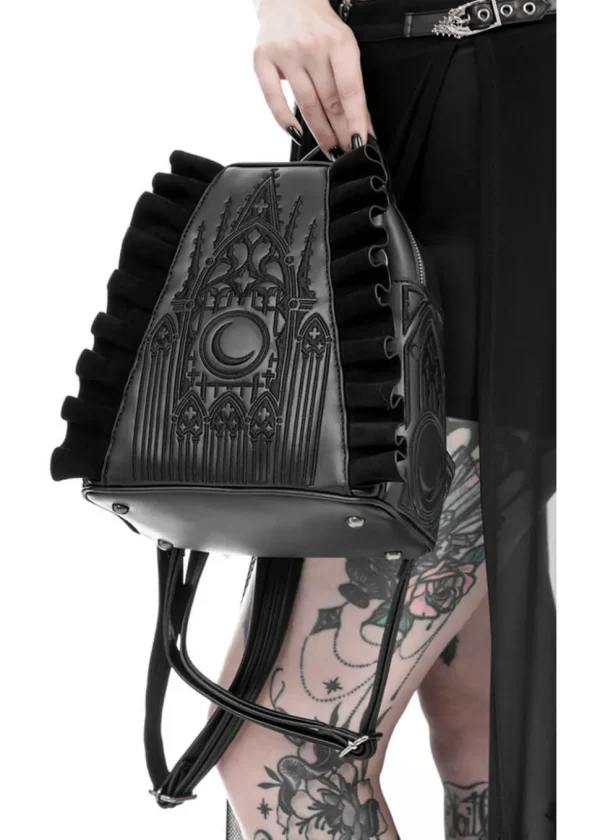 Restyle Midnight Moon Backpack Black