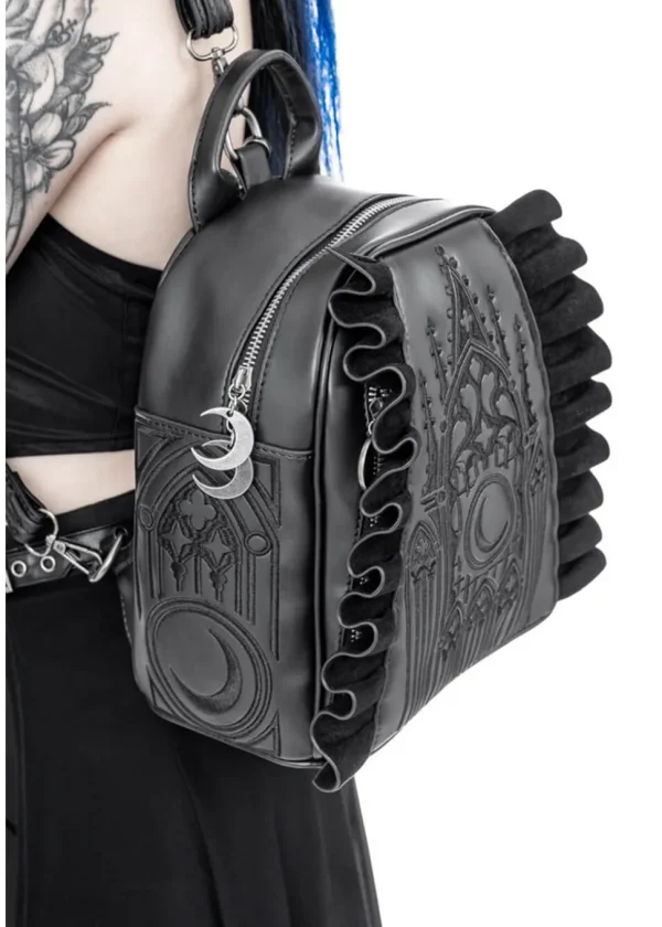 Restyle Midnight Moon Backpack Black