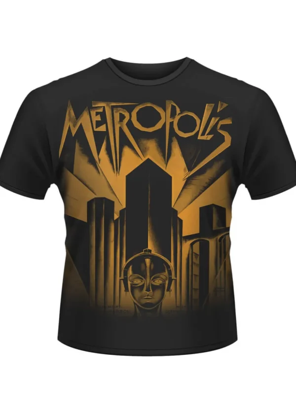 Retro Movies Metropolis T-Shirt Black