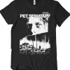 Retro Movies Pet Semetary Poster T-Shirt Black