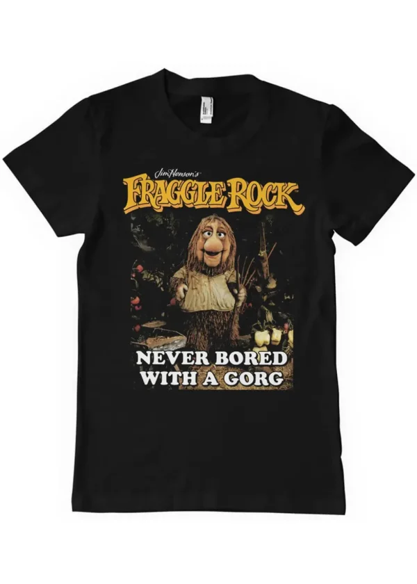 Retro Movies The Fraggles Never Bored With A Gorg T-Shirt Black