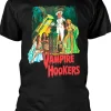 Retro Movies Vampire Hookers T-Shirt Black