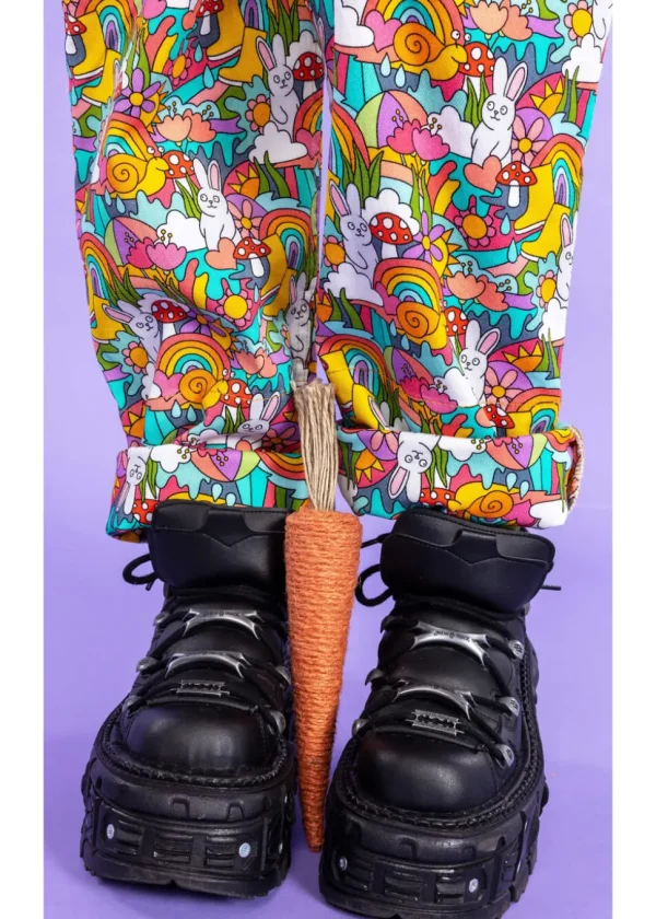 Run & Fly Bunny Love 70's Dungarees Multi