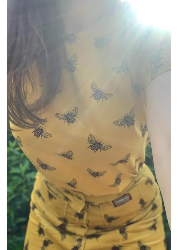Run & Fly Buzzy Bee T-Shirt Mustard
