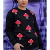 Run & Fly Mushroom Jumper Black
