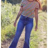 Run & Fly Rock 'n Roll Denim 70's Flare Jeans Blue