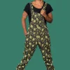 Run & Fly Serpent Dungarees Black