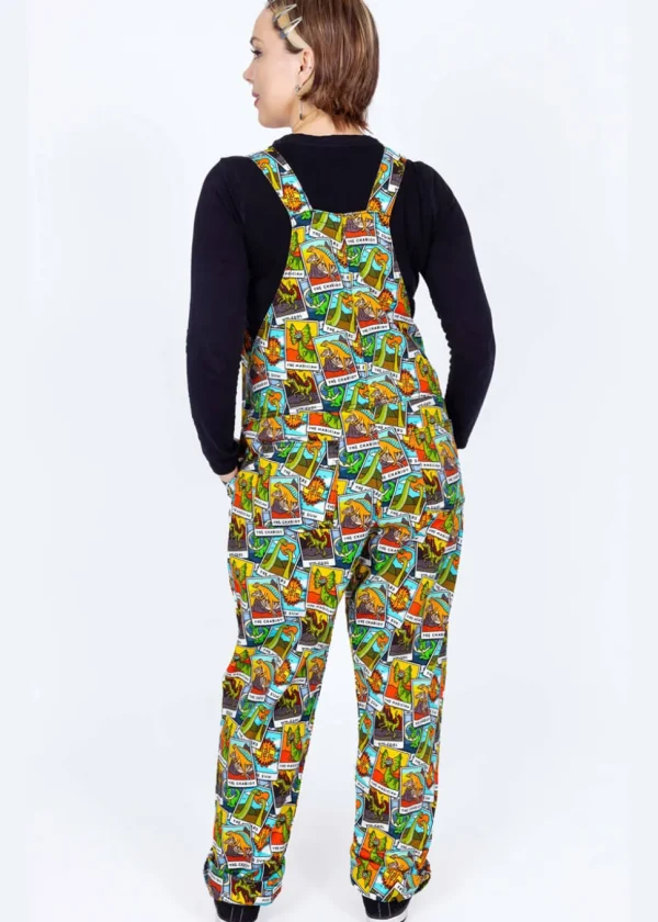 Run & Fly Tarot Dinosaurs 70's Dungarees Multi