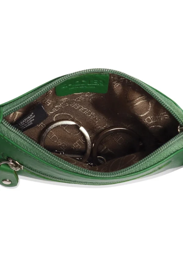 Saddler Ellie Leather Coin Purse Green