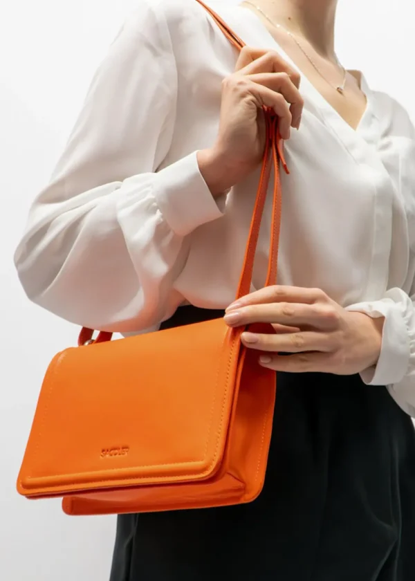 Saddler Kate Leather Bag Orange