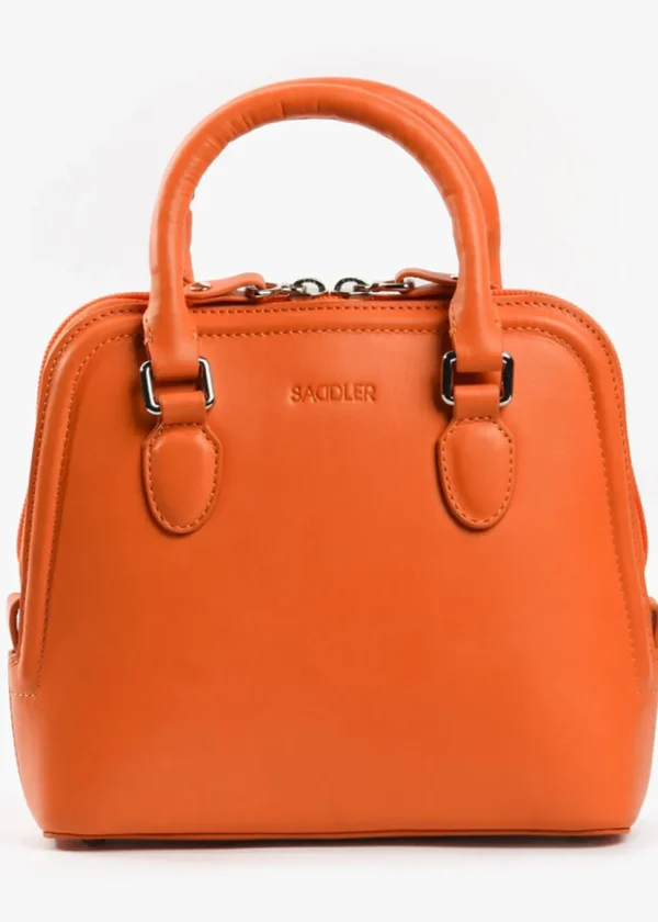 Saddler Kelly Leather Bag Orange
