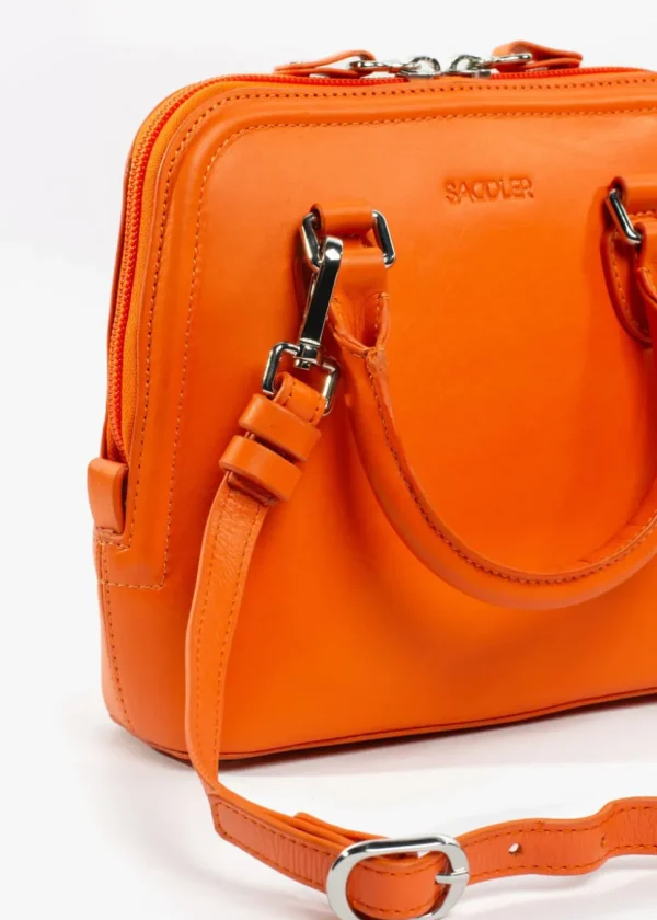 Saddler Kelly Leather Bag Orange
