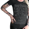 Serpentine Clothing Horror Business Girly T-Shirt Black