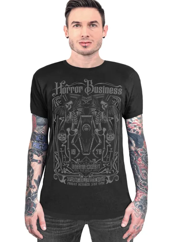 Serpentine Clothing Horror Business T-Shirt Black