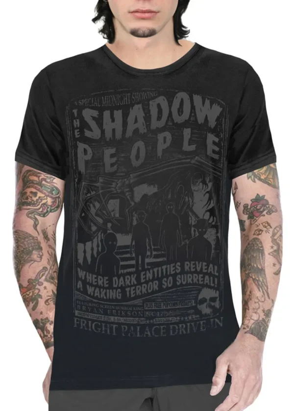 Serpentine Clothing The Shadow People T-Shirt Black