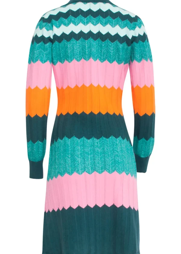 Smashed Lemon Autumn Sorbet Knit Dress Multi