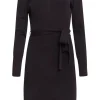 Smashed Lemon Counting Stars Knit Dress Black