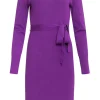 Smashed Lemon Counting Stars Knit Dress Purple
