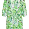 Smashed Lemon Parrots Talking 70's Dress White