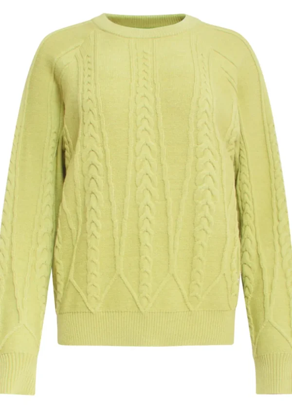 Smashed Lemon Rise and Shine Sweater Light Green